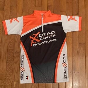 27 Sports Dead Center Archery Jersey (Orange,Black & White)